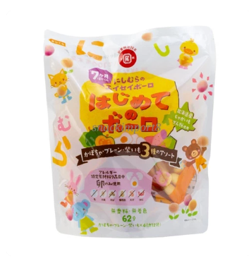 西村 Nishimura Hajimete No Boro Potato Starch Cracker 混合口味 小馒头 饼干 62 g