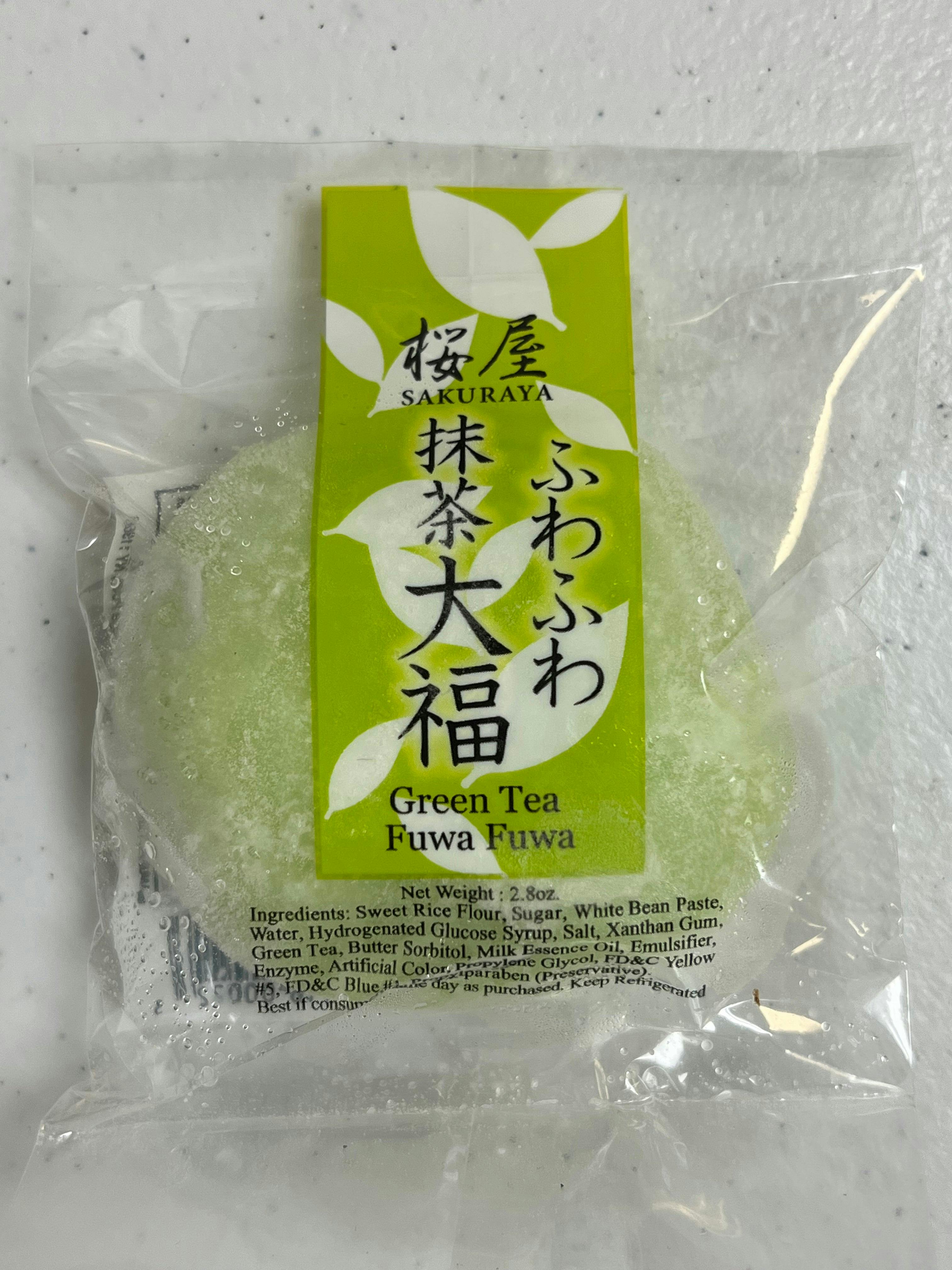 Sakuraya Green Tea Fuwa Fuwa Daifuku 樱屋 抹茶大福