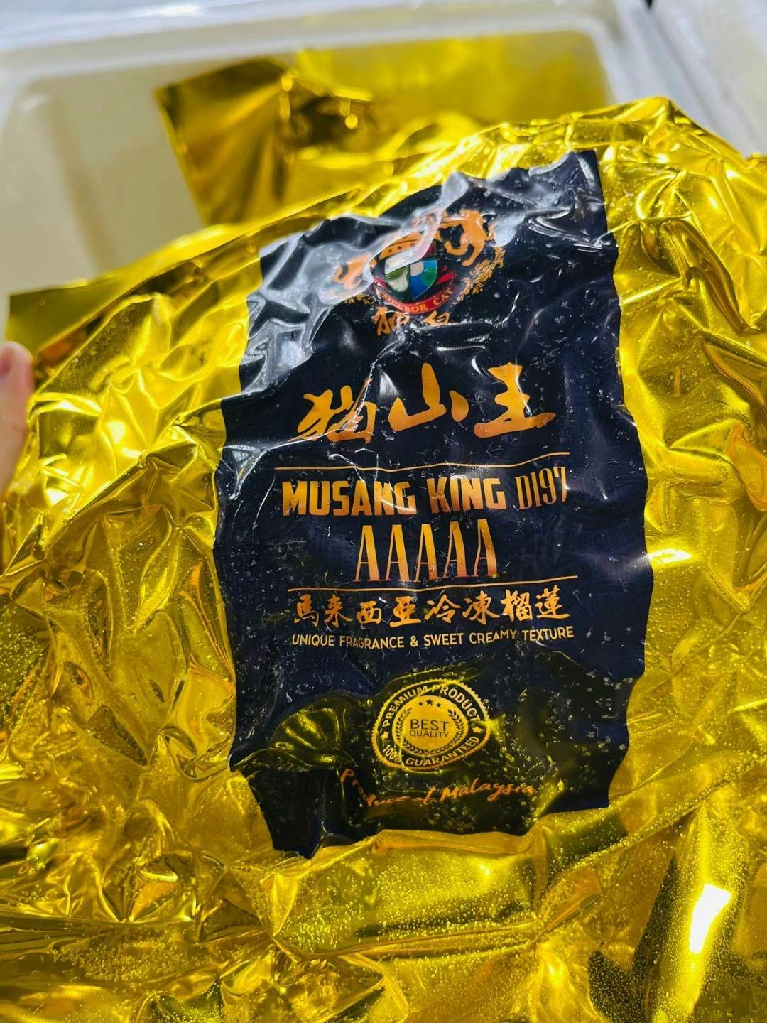 AAAAA D197 Musang King 马来西亚 冷冻 猫山王 榴莲 Durian 整颗 $16.99/lb『Limited』