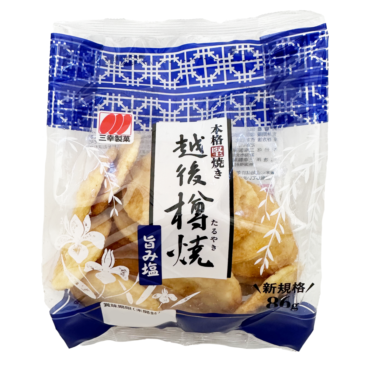 Sanko Seika Echigo Taruyaki Umami Shio 三幸制菓 米饼 86g