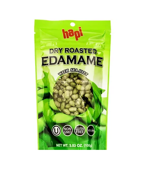 Dry-Roasted Edamame with Sea Salt