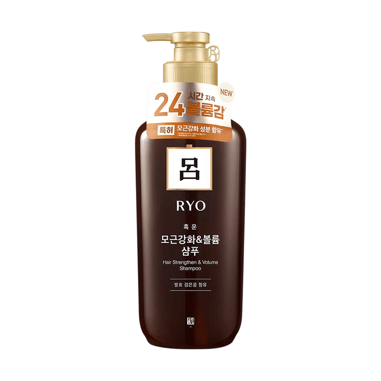 RYO Hair Strengthen & Volume Shampoo 550ml 吕 棕色滋养强健发根丰盈秀发 洗发水