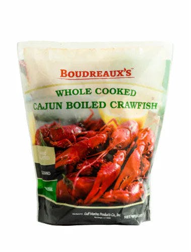 Boudreaux's  Frozen Whole Cooked Cajun Boiled Crawfish 冷冻 卡真风味 小龙虾 2lb