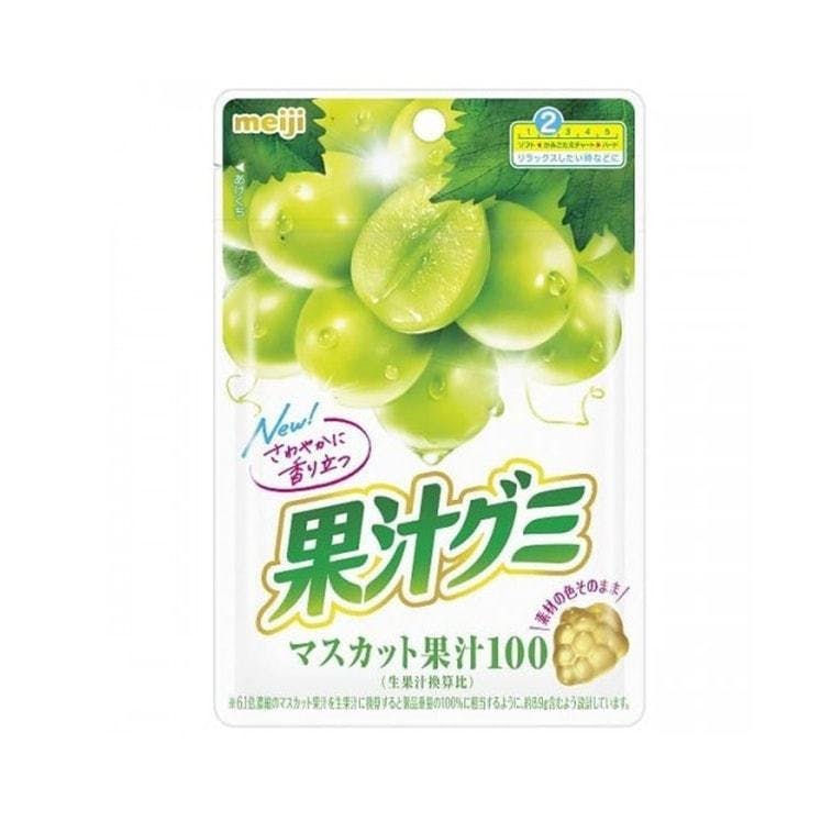 明治 Meiji Green Grapes Gummy 青葡萄 软糖 无色素 1.91oz