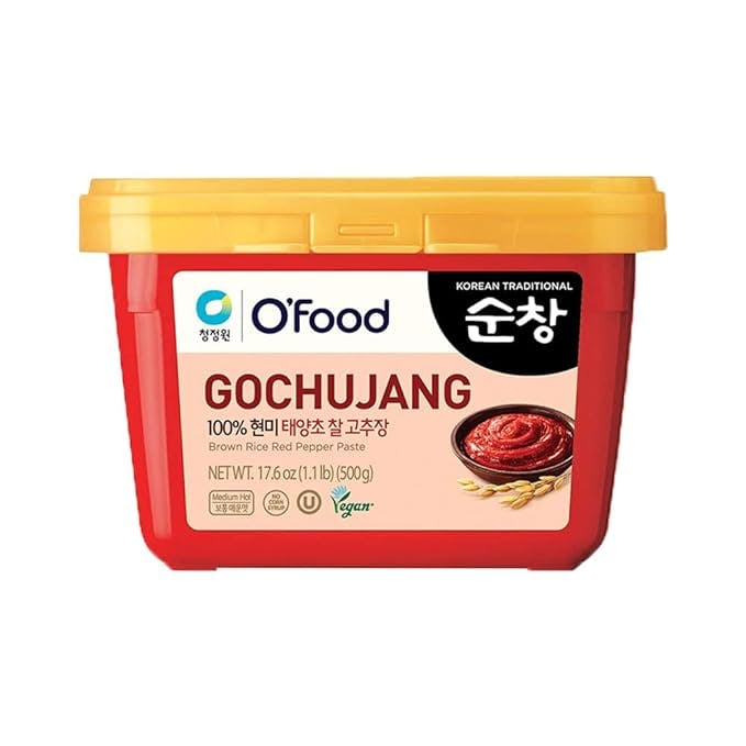 Chung Jung One O's Food Gochujang 韩国 辣酱 中辣 Korean Red Pepper Paste Medium Hot 纯素 Vegan 500g