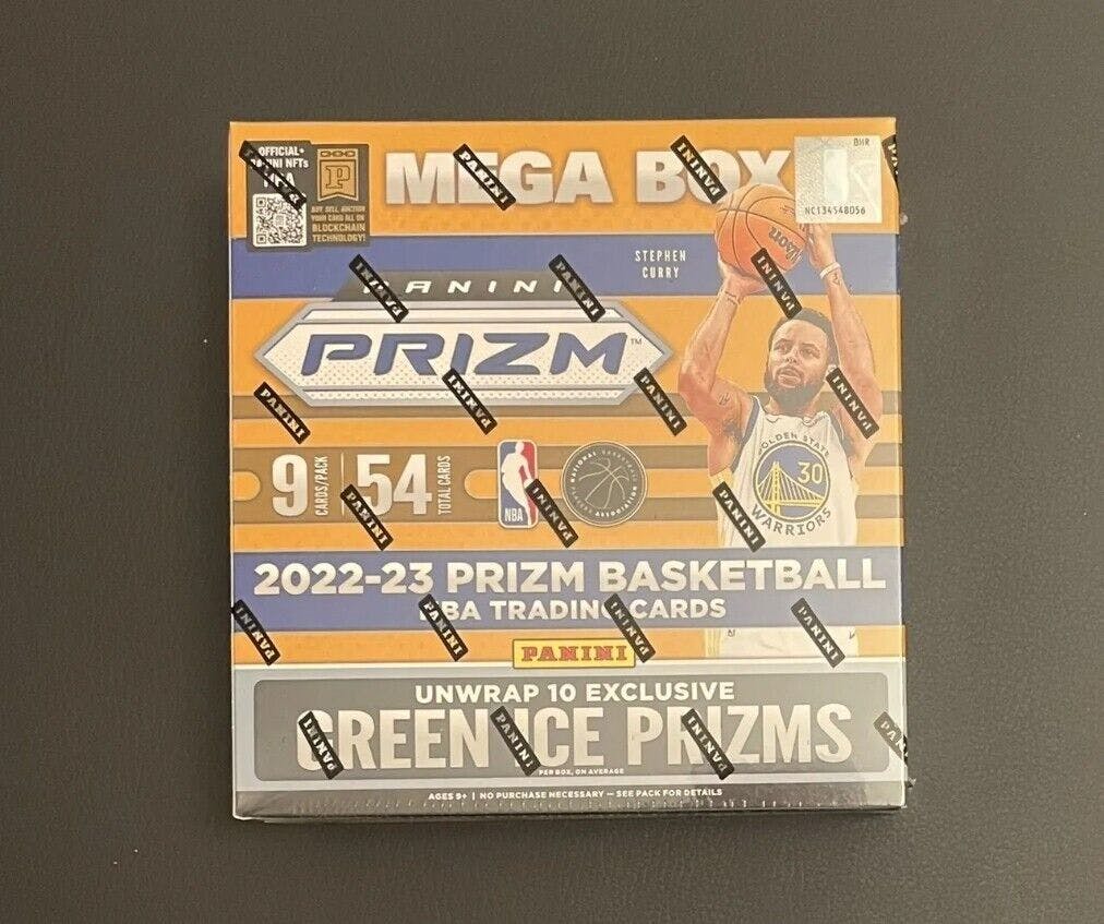 2022-23 Panini Prizm Basketball Mega Box Green Ice Prizm (Fanatics exclusive)