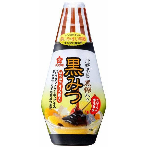日本进口 Sakura Kuromitsu Black Sugar Syrup 冲绳 黑糖蜜 松饼糖浆 200g【尝味期Exp. 2/3/2024】