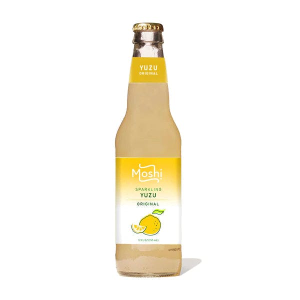 Moshi Yuzu Sparkling Juice Drink Original 12oz 柚子汁气泡饮料 原味 AWARD-WINNING TASTE