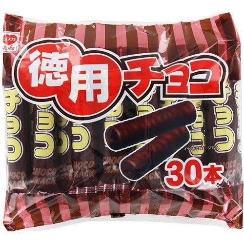 日本 RISCO 巧克力玉米棒 30条  最佳鉴赏期 7月13