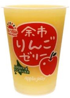 日本北海道 100%纯苹果 无添加 果冻杯 430g