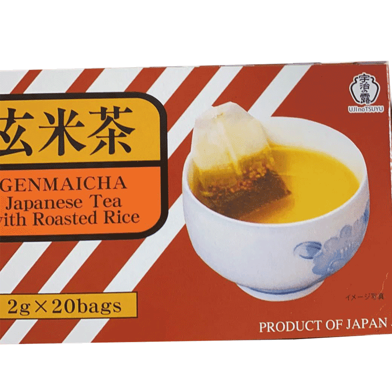 日本进口 玄米茶 袋茶 暖胃祛油健脾消脂 Genmaicha Japanese Tea with Roasted Rice