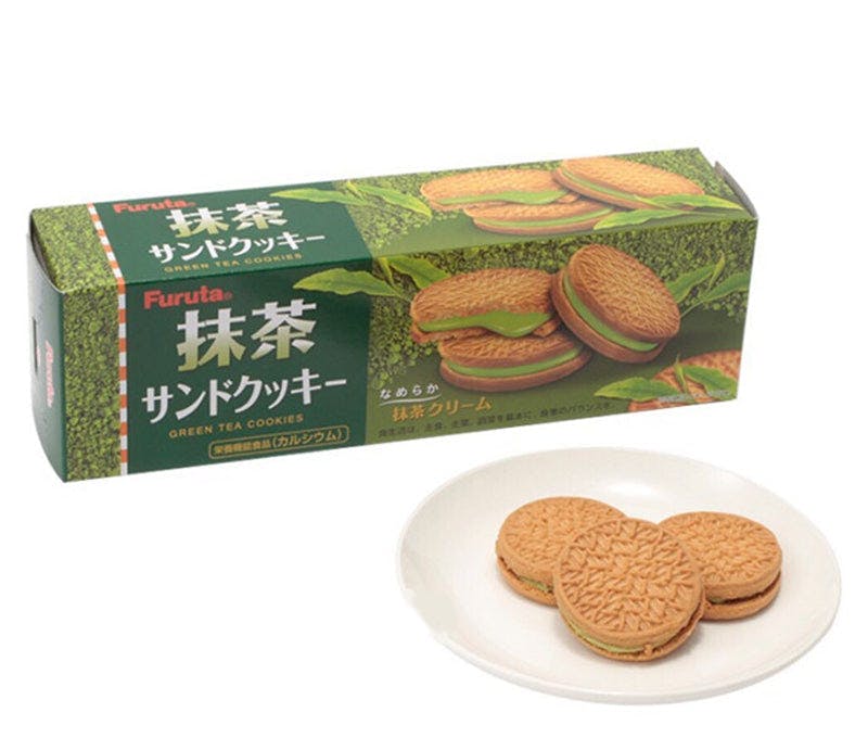 日本进口 富路达抹茶夹心饼干