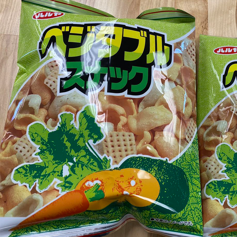 日本进口 胡萝卜南瓜薯片 蔬菜片 2pack