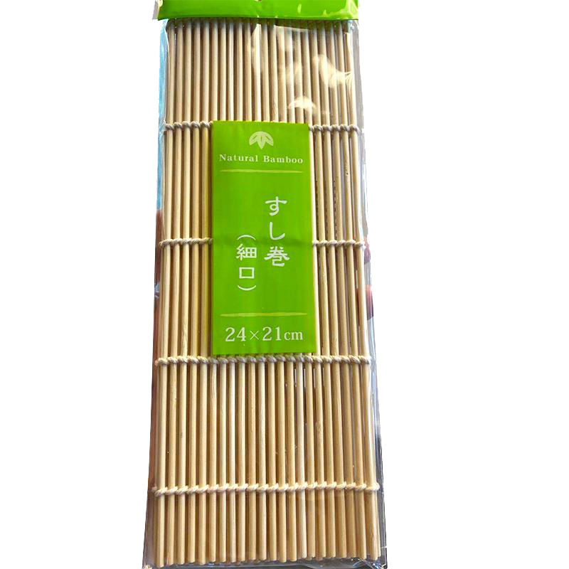日本  寿司帘 做寿司工具 竹帘 几分钟简单裹出各种口味好吃的寿司 Bamboo Sushi Roller