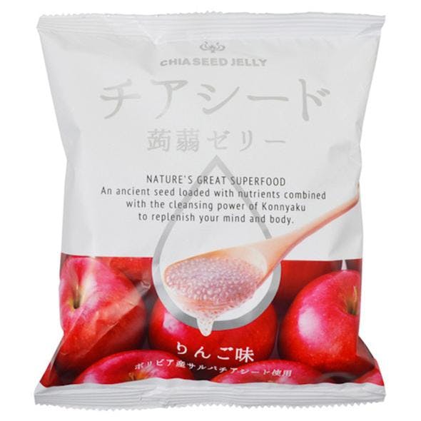 Wakasho 奇亚籽果冻 Chia Seeds Jelly 苹果味 Apple 爆款 健康 最好的膳食纤维和抗氧化剂【尝味期Exp. 02/14/2024】