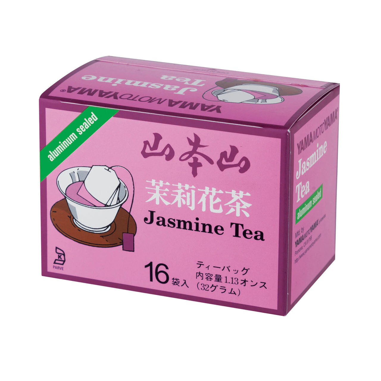 日本茉莉花茶Yamamotoyama Jasmine Green Tea 16 Tea Bags【日本进口】