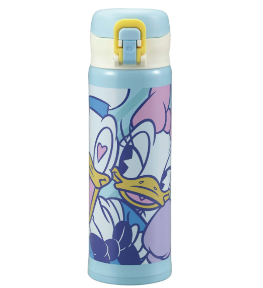 日本珍珠生活 双层不锈钢保温杯 保冷杯 旅行杯 one touch 16.9 fl oz (500 ml),  Disney Donald & Daisy MA-2164