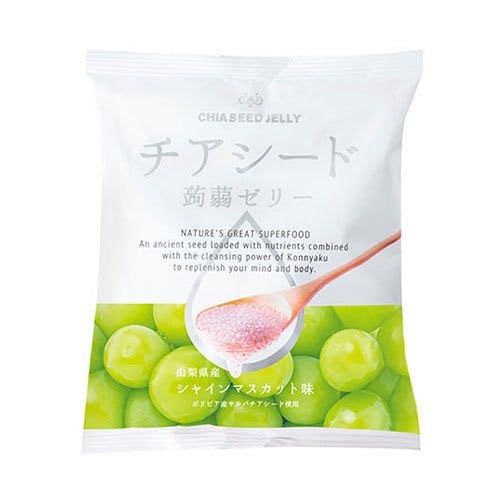 Wakasho 奇亚籽果冻 Chia Seeds Jelly 青葡萄味 Muscat 爆款 健康 最好的膳食纤维和抗氧化剂