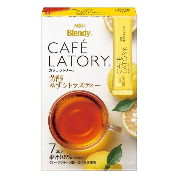 AGF Blendy Cafe Latory Yuzu Citrus Tea (7 packs)