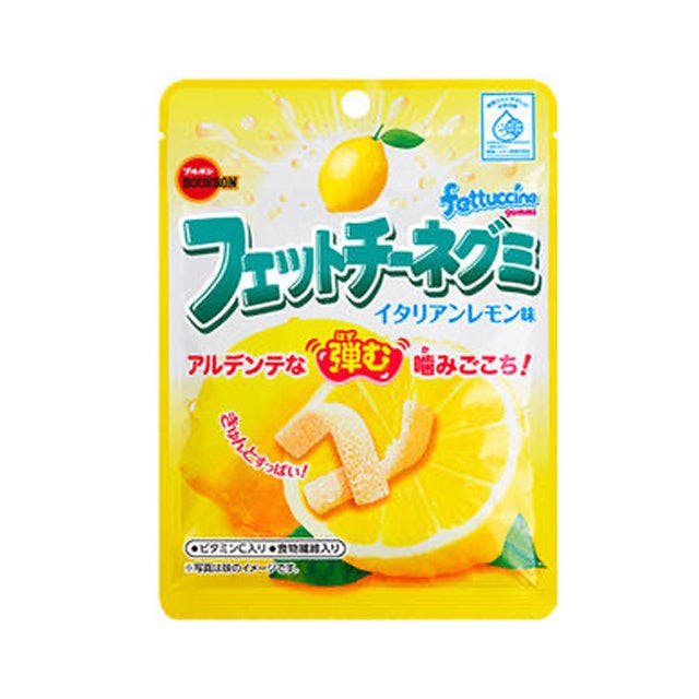 日本进口 BOURBON 柠檬果汁软糖 每袋含维C40毫克 膳食纤维2克