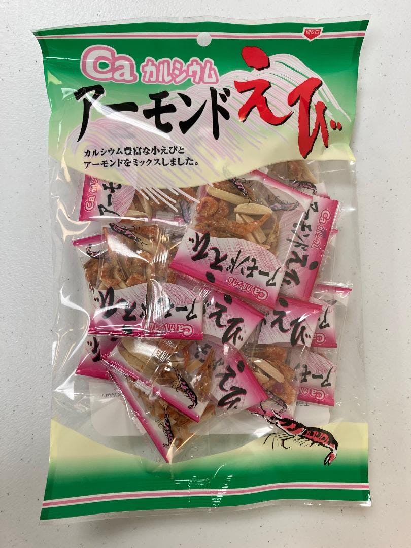 日本进口 泉屋杏仁小虾干 高钙零食 独立包装 Izumiya Dried Shrimp Almond