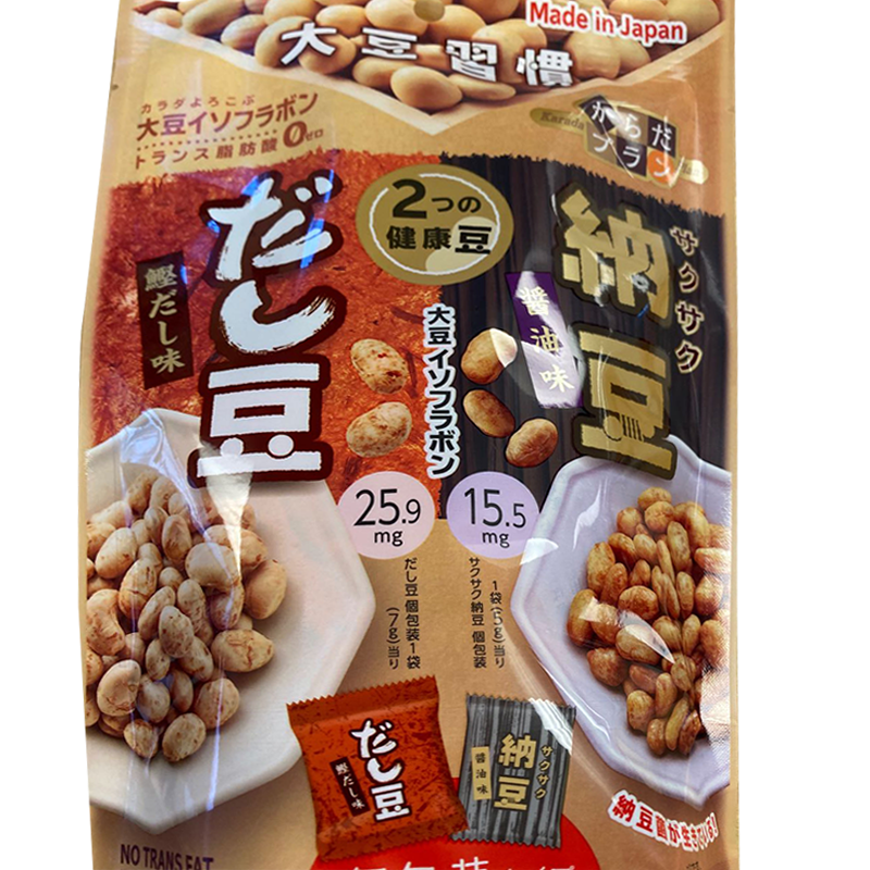 日本进口 纳豆 鲣鱼口味和传统酱油口味混合 调节肠道补钙 增强免疫力的好东西