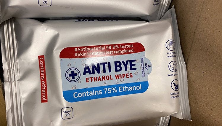 Antibacterial Ethanol Wipes