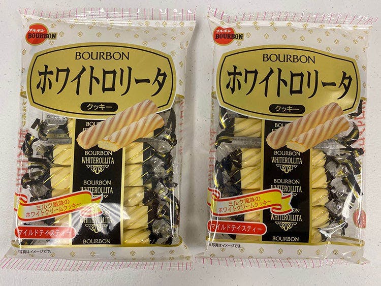 日本进口 BBN 白巧克力夹心饼干