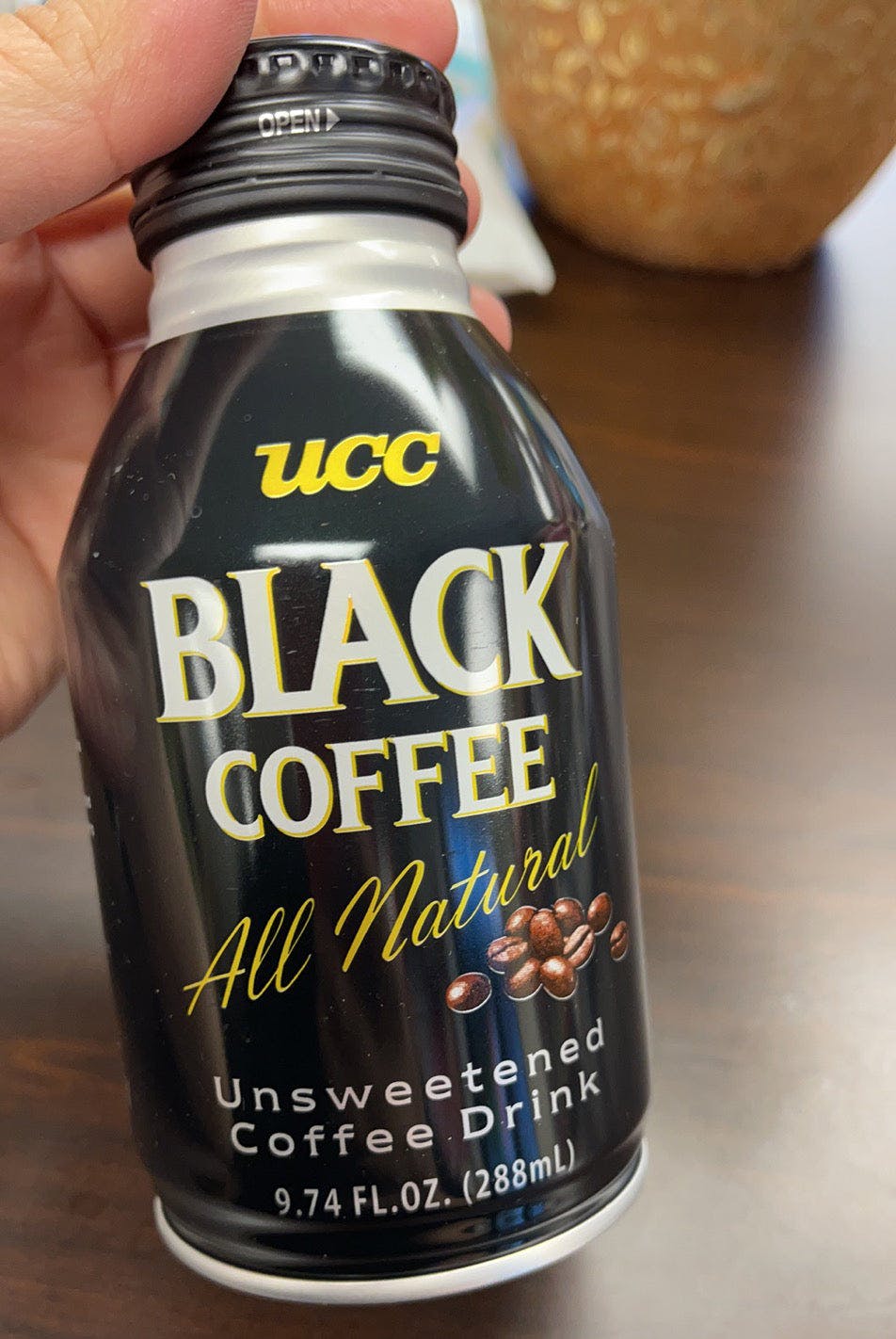 日本进口 大牌UCC黑咖啡 饮料 288ml