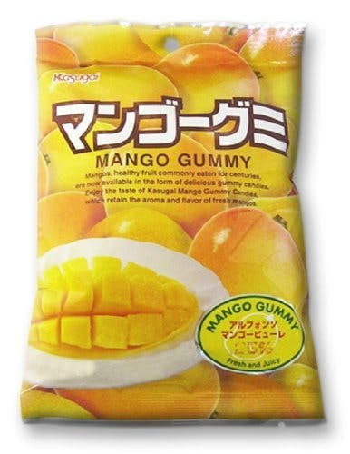 日本 Kasugai春日井 芒果味软糖  Mango Gummy- Kasugai 3.5oz