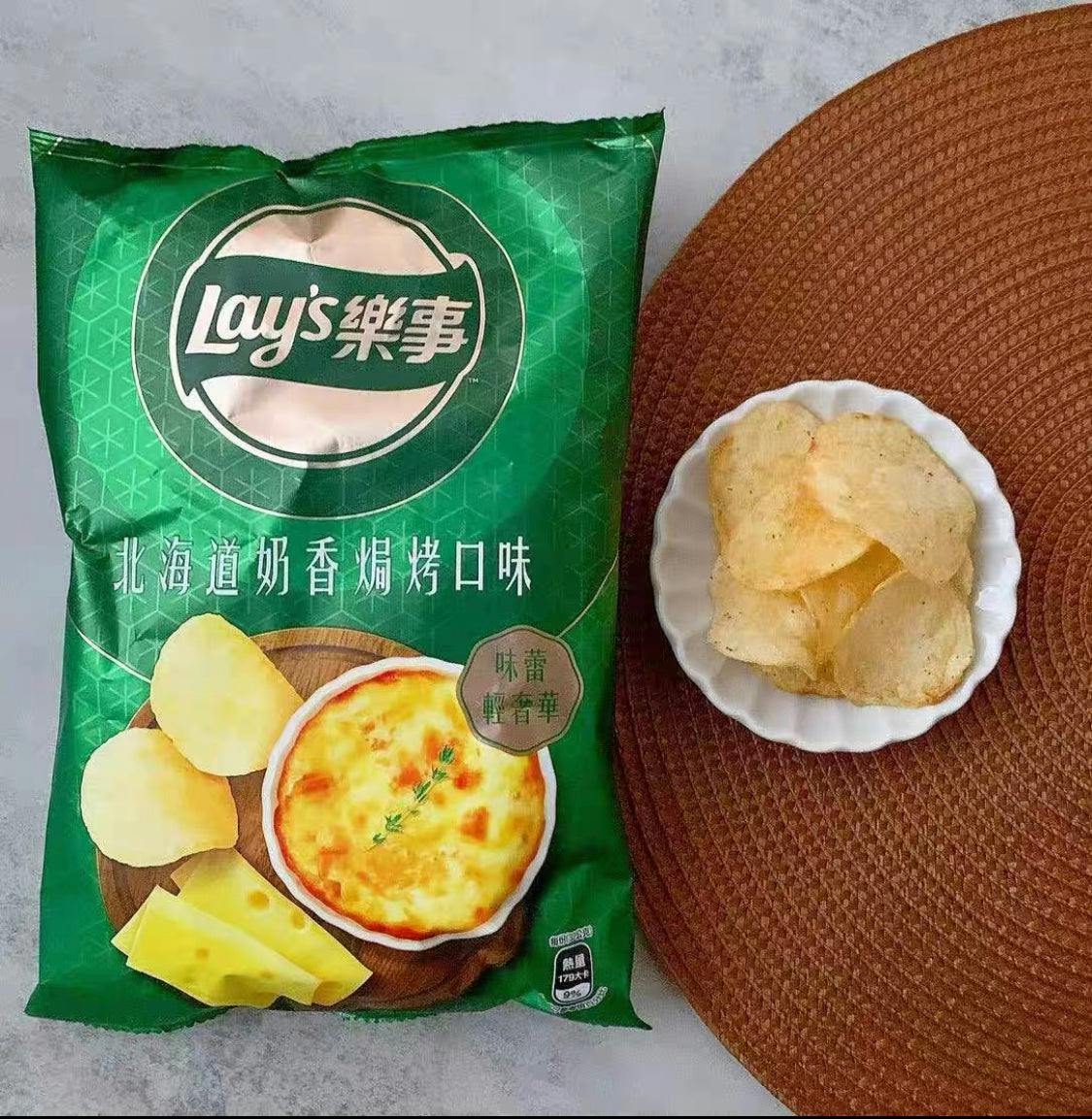 台湾 乐事 奶香焗烤口味 薯片