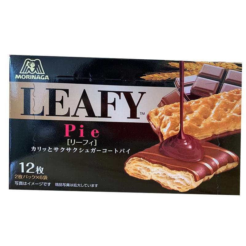 日本 森永 LEAFY 巧克力千层酥 饼干