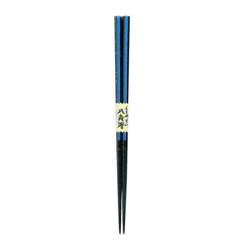 日本产 川崎出品  筷子 八角筷子 安全筷 23cm 蓝色