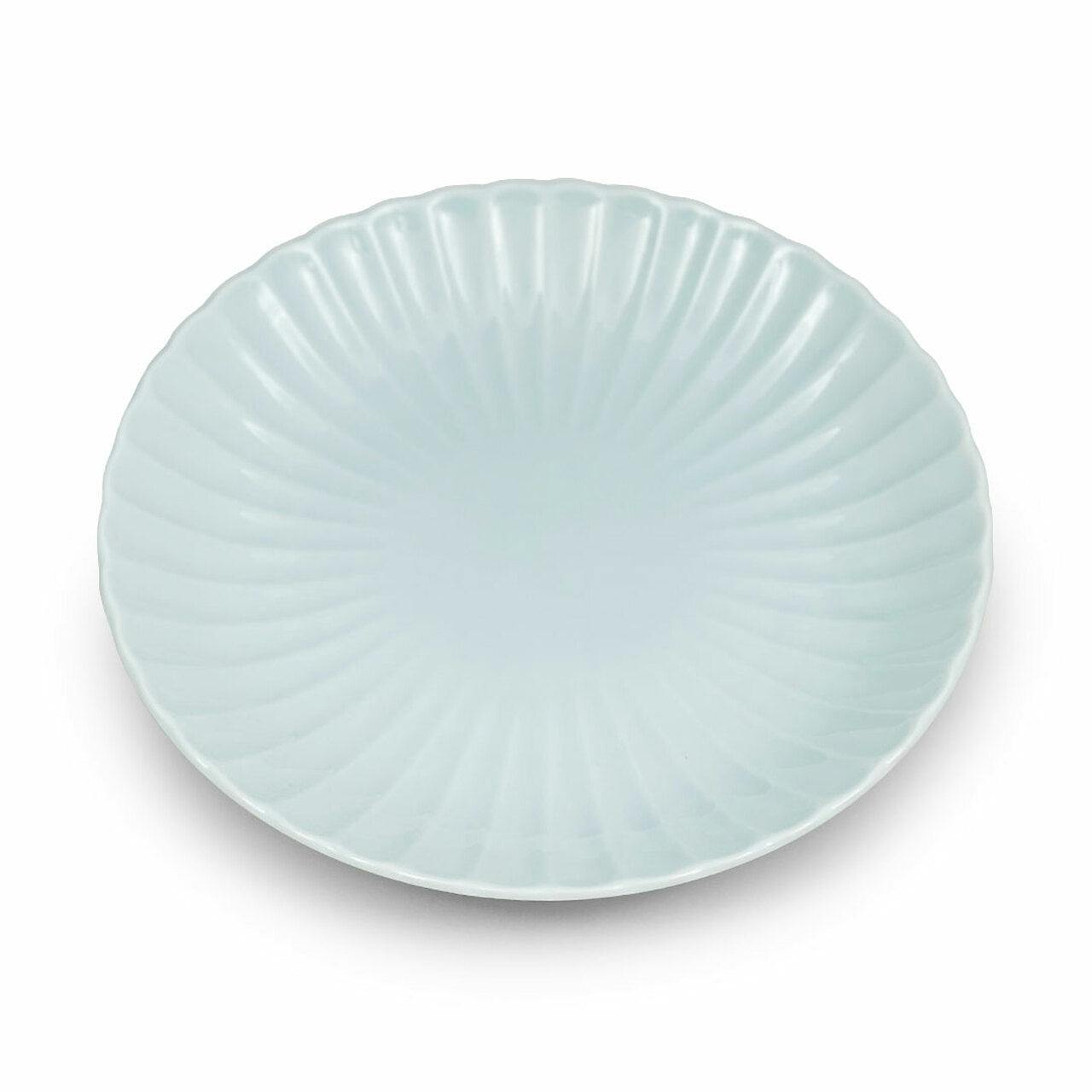 日本制 浅蓝色 盘子 Kasumi Daisy Light Blue Salad Plate 8.25" dia