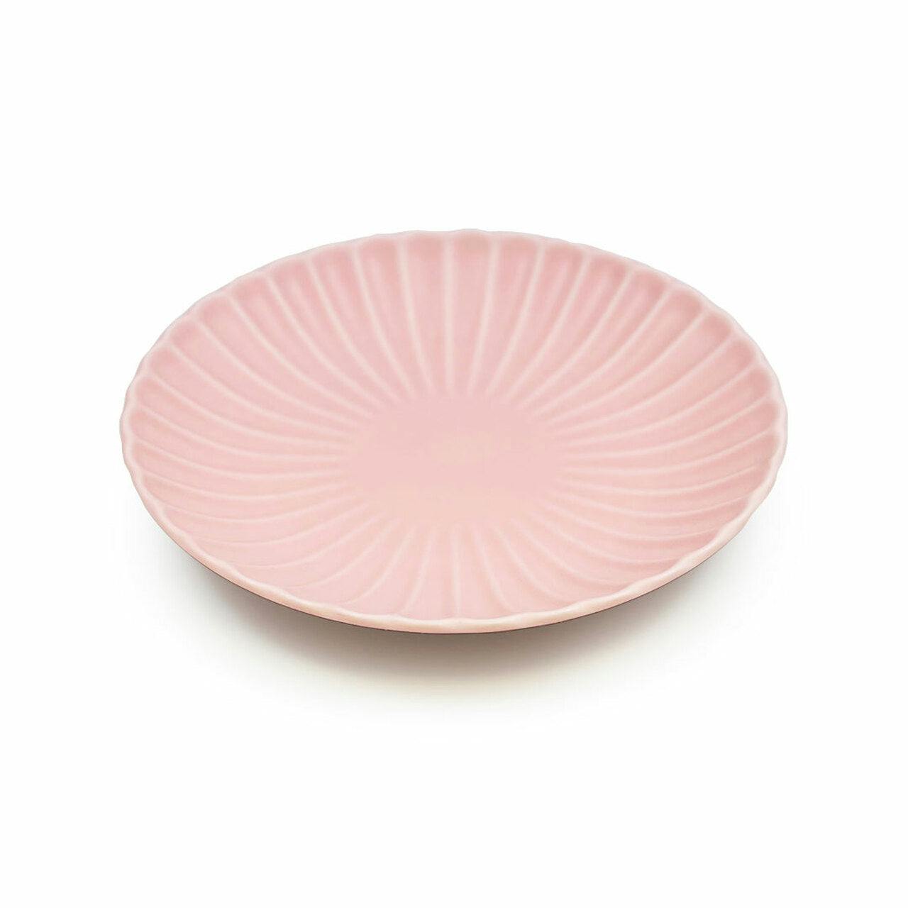 日本 粉色 沙拉盘 Kasumi Daisy Sakura Matte Pink Salad Plate 7.1" dia
