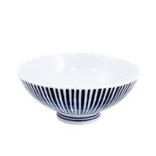 Rice Bowl with Vertical Stripes 8 fl oz / 4.72" dia