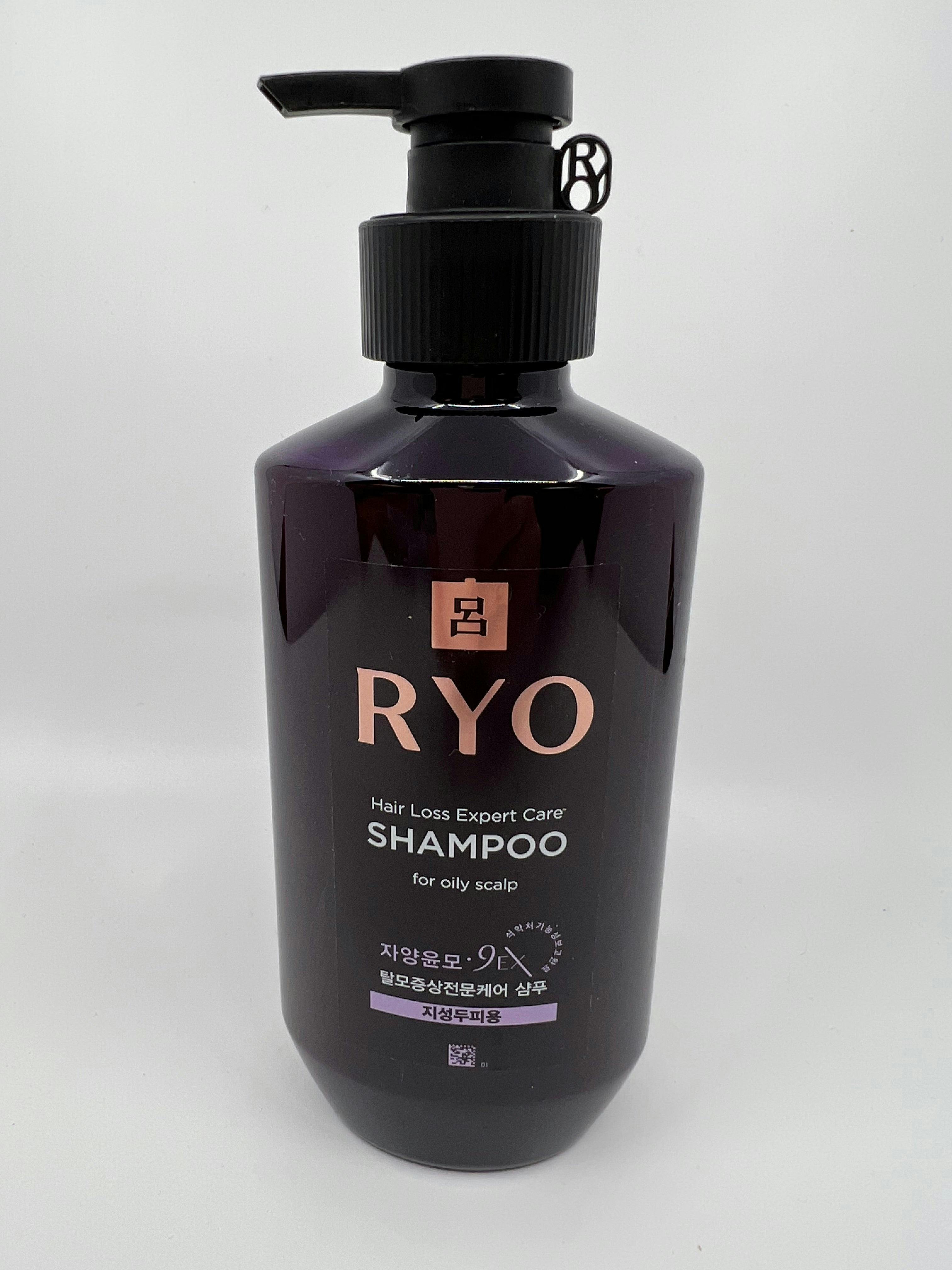 RYO Hair Loss Expert Care Shampoo oily hair 吕 紫色防脱发固发滋养洗发水 油性发质400ml
