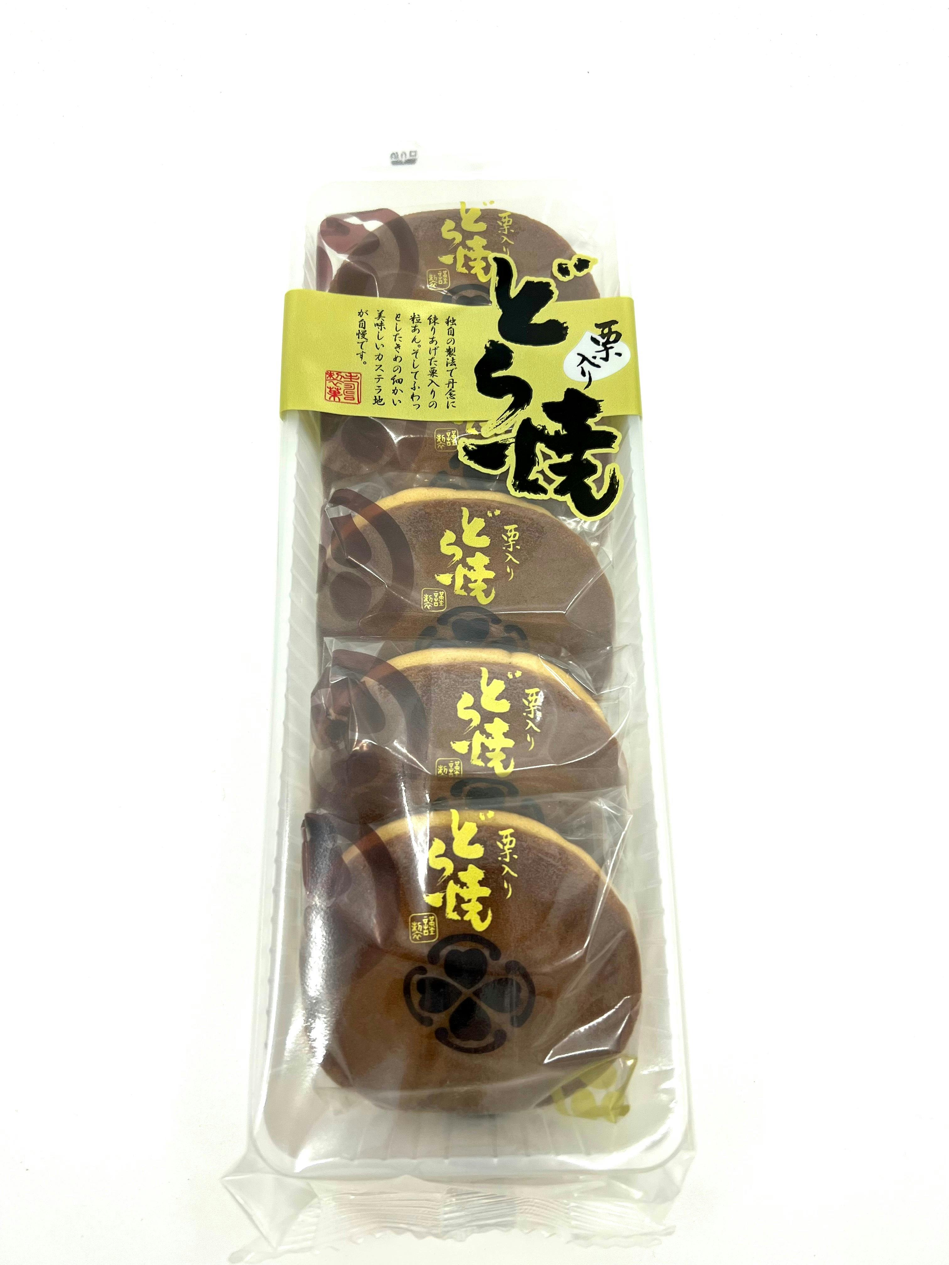 寿制菓 Kotobuki 北海道 栗子 红豆 铜锣烧  Pancake Sweet Bean Chestnuts 12.5oz