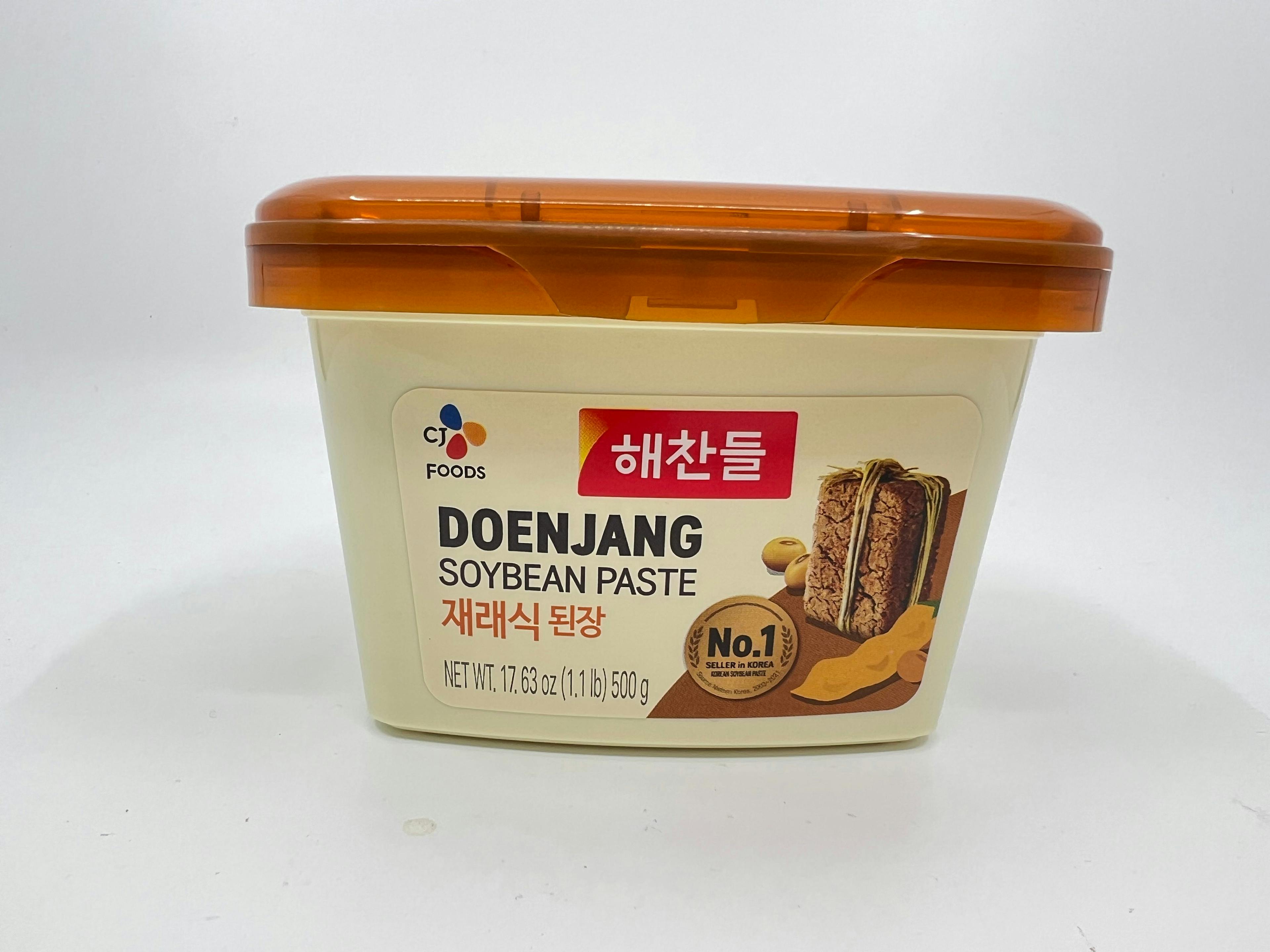 韩国 CJ Soybean Paste (Jaerae) 传统 黄豆酱 500G