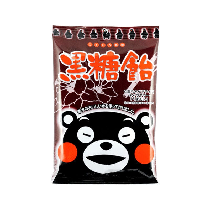 日本进口 零食 欧酷拉大仓熊本黑糖果