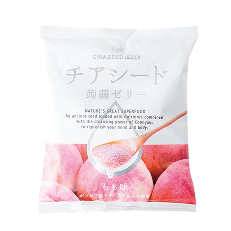Wakasho 奇亚籽 Chia Seeds Jelly 蜜桃味 Peach 爆款 健康 最好的膳食纤维和抗氧化剂