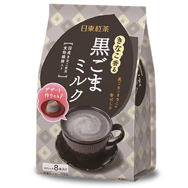 日本进口 Nitto Kinako 黑芝麻饮品 使用日本国原产芝麻 8pc每包