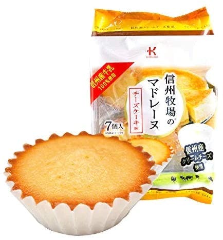 Kitagawa Shinshu Madeleine Cheesecake 日本 北川製菓 信州牧場 芝士 小蛋糕