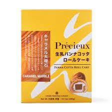 Precieux Premium Panna Cotta Roll Cake Caramel Marble 焦糖虎纹生乳奶酪冻卷 冷冻 299 克
