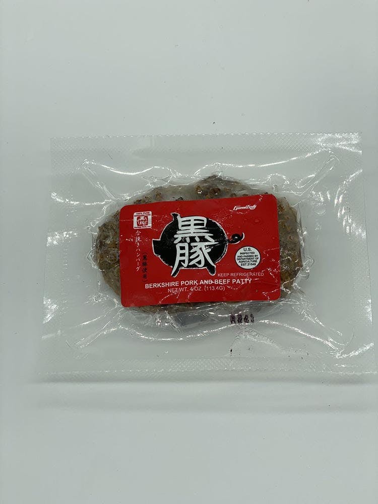 日本进口 黑豚burger肉饼 黑豚猪肉和牛肉  日本超市销量冠军的单品 分分钟速成美味🍔