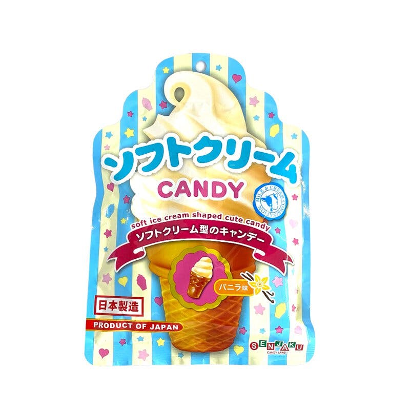 日本进口 Senjaku Candy Vanilla Cream 扇雀 冰激凌糖 香草味