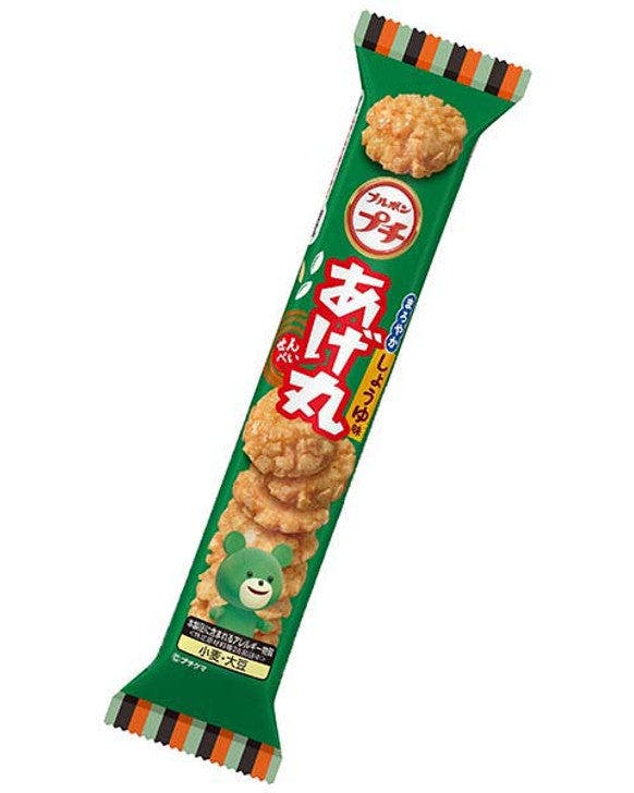 Bourbon 波本 Petit Agemaru Shoyu Rice Cracker 迷你 酱油味 米饼 28g「尝味期限 1/31/2023」
