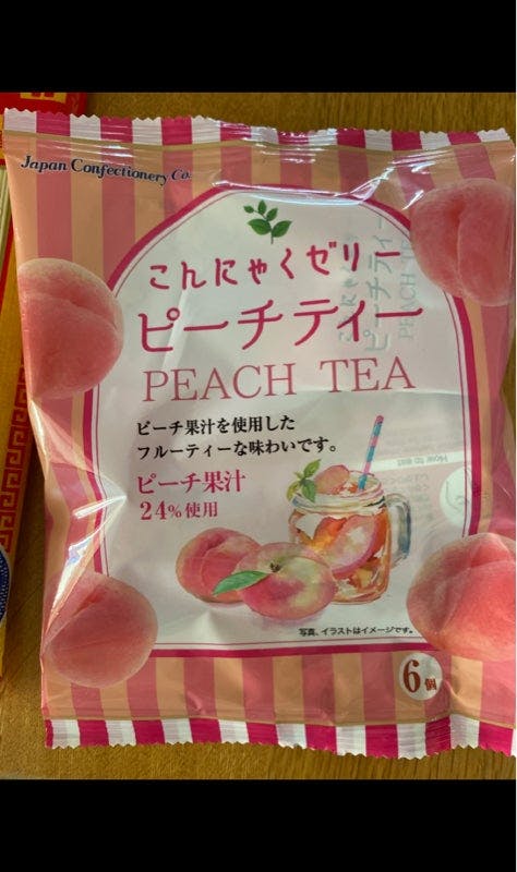 日本NEW J J C 桃子果冻 Jelly 24%桃汁
