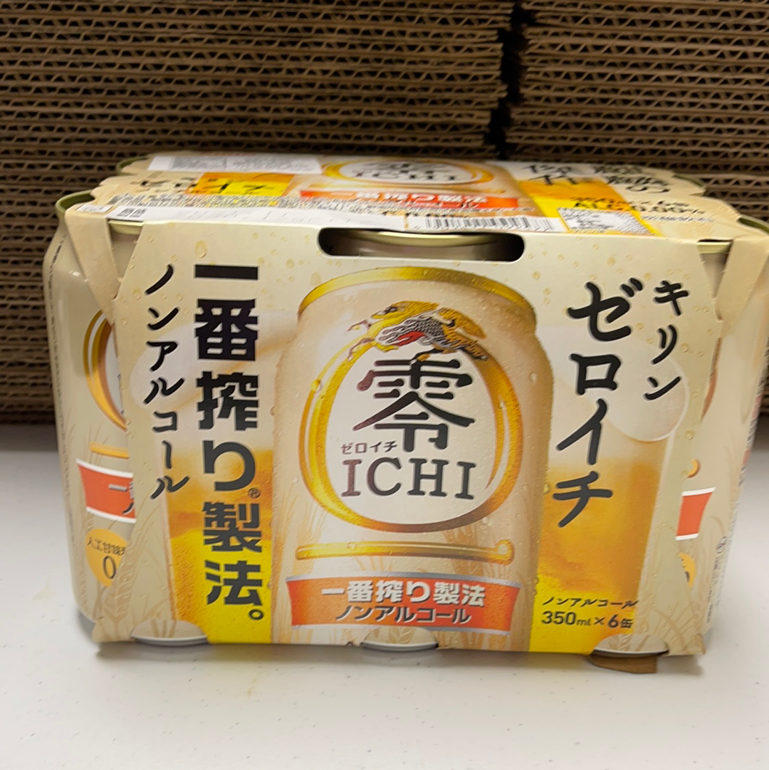 日本KIRIN 零ICHI 无酒精啤酒 350ML【日本进口】 6pack