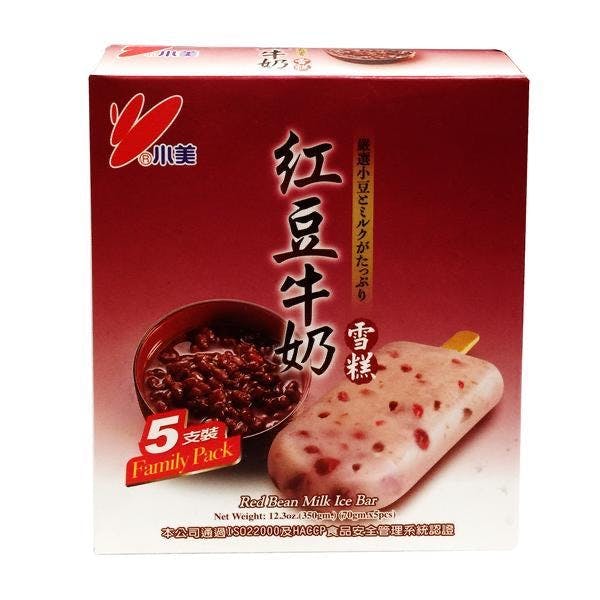 台湾小美 红豆牛奶雪糕 整箱